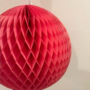 IKEA Pink Honeycomb Paper Lantern